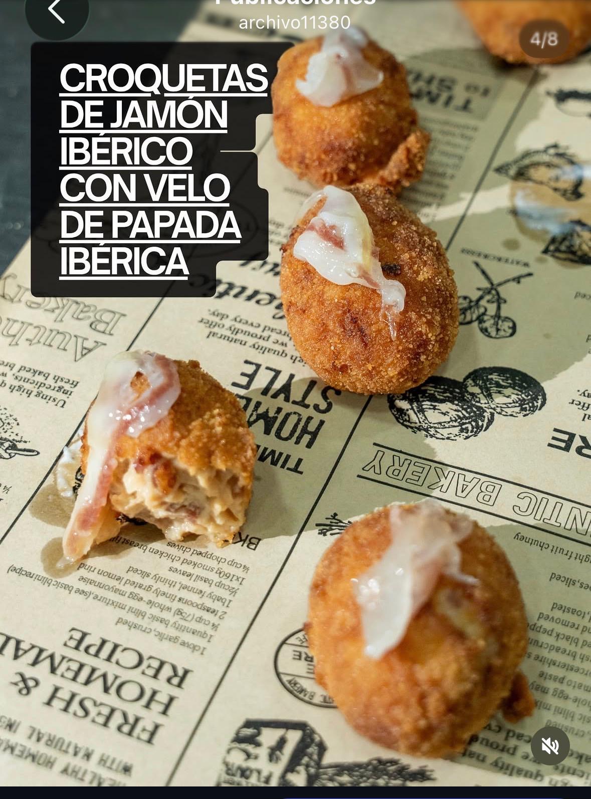 Croquetas de jamón ibérico